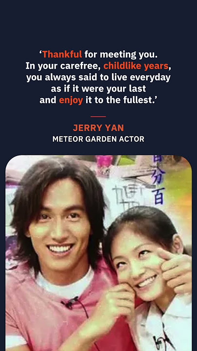 Jerry Yan bids farewell to 'Meteor Garden' partner Barbie Hsu