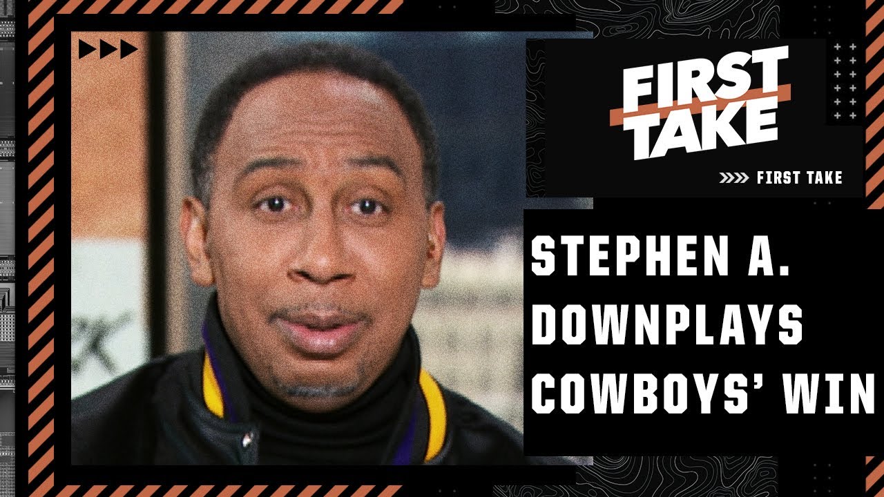 🤠 Stephen A. doesn't give the Cowboys ANY credit for beating the Saints 😏 | First Take