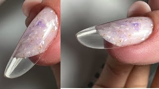 French Glass step by step #nailtutorial #nails #cuticlecleaning #tips