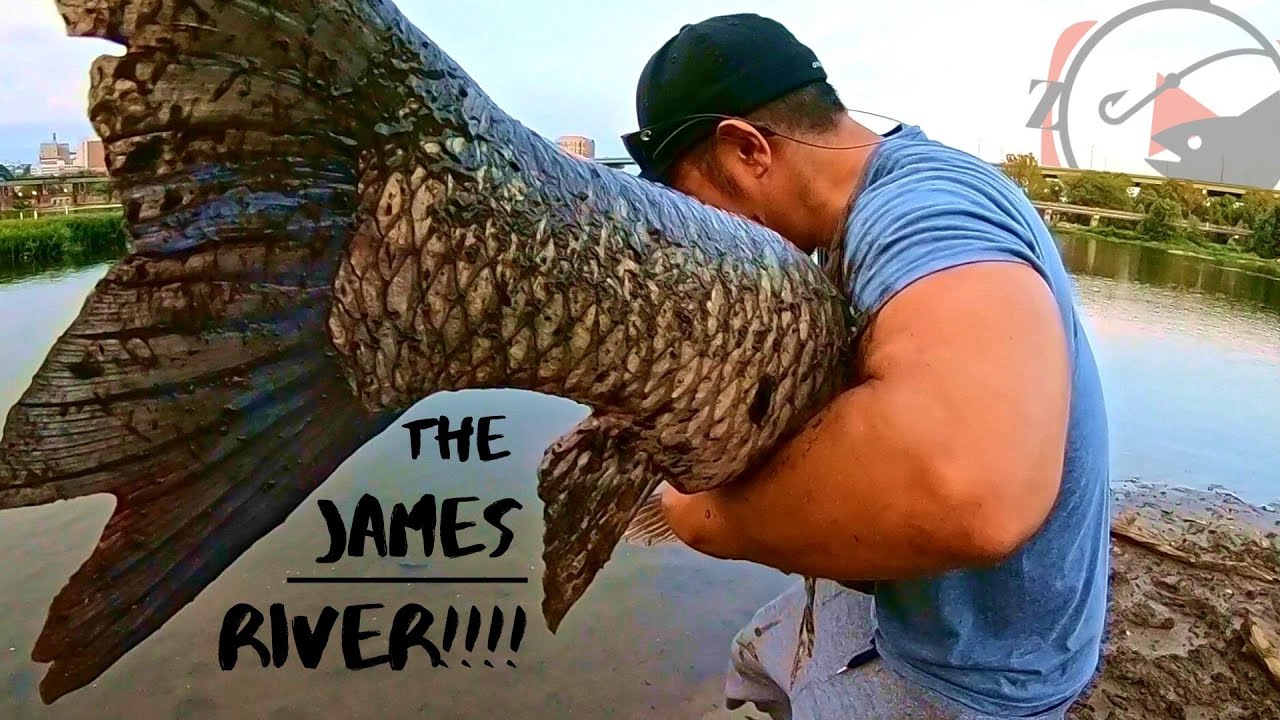 Fishing the JAMES River!! (NEVER goes as PLANNED!) 