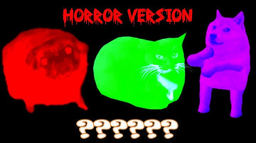 7 "Maxwell The Cat and Pug and Doge Dancing" Sound Variations in 58 Seconds horror version