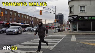 Toronto Walk Up Marlee Avenue To Lawrence West Station On January 24 2021