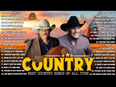 Best Old Country Music Collection 🤠 Alan Jackson, George Strait Greatest Hits Collection FULL ALBUM