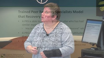 Certified Peer Recovery Specialists