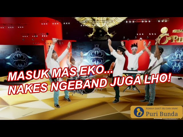 Pertunjukan "MAS EKO BAND" Puri Bunda Denpasar di acara MEGIZOOM "5 Juni 2022"