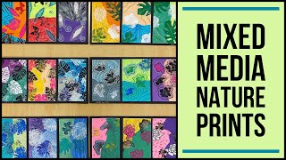 Mixed Media Nature Prints Art Lesson by Bethany Thiele, Art Teacher 9,650 views 1 year ago 7 minutes, 36 seconds