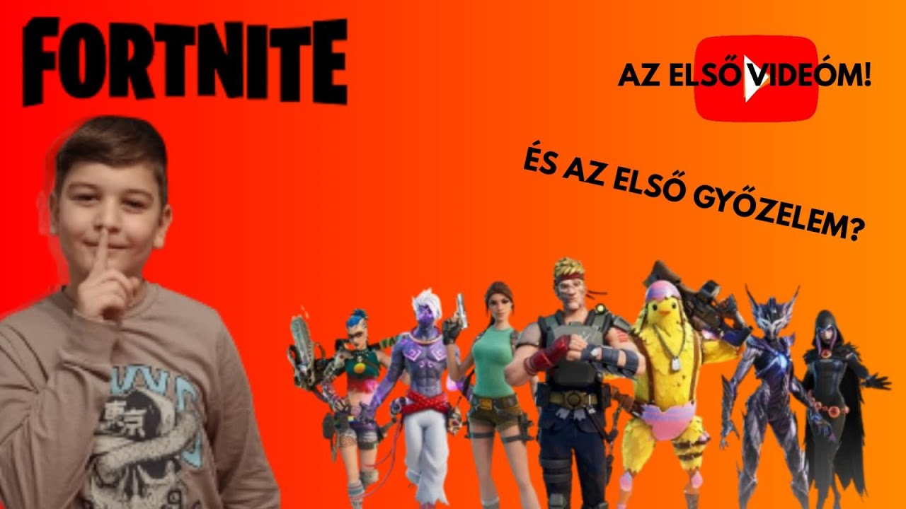 Az első videóm! 😱 / Fortnite kalandok 1. rész ✅