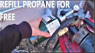 Refill propane tanks for pennies CNG