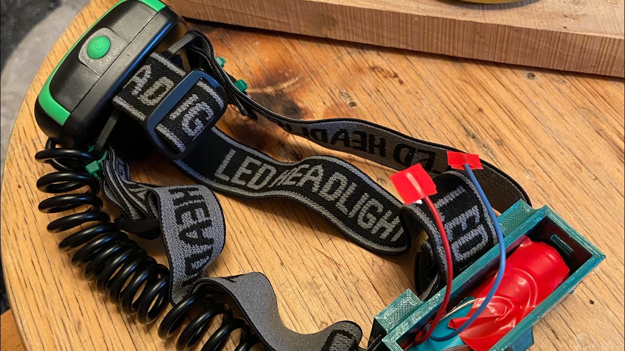 Как отремонтировать налобный фонарик. Переделка на 18650. - YouTube