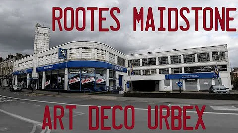 Rootes art deco abandoned showroom and workshop ur...