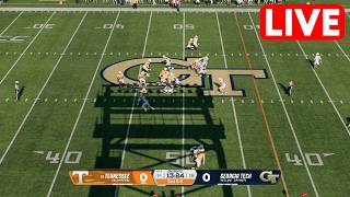 🔴 Tennessee Volunteers vs Georgia Tech Yellow Jackets | NCAAF Week 2 - 2026 College Football 27 Sim