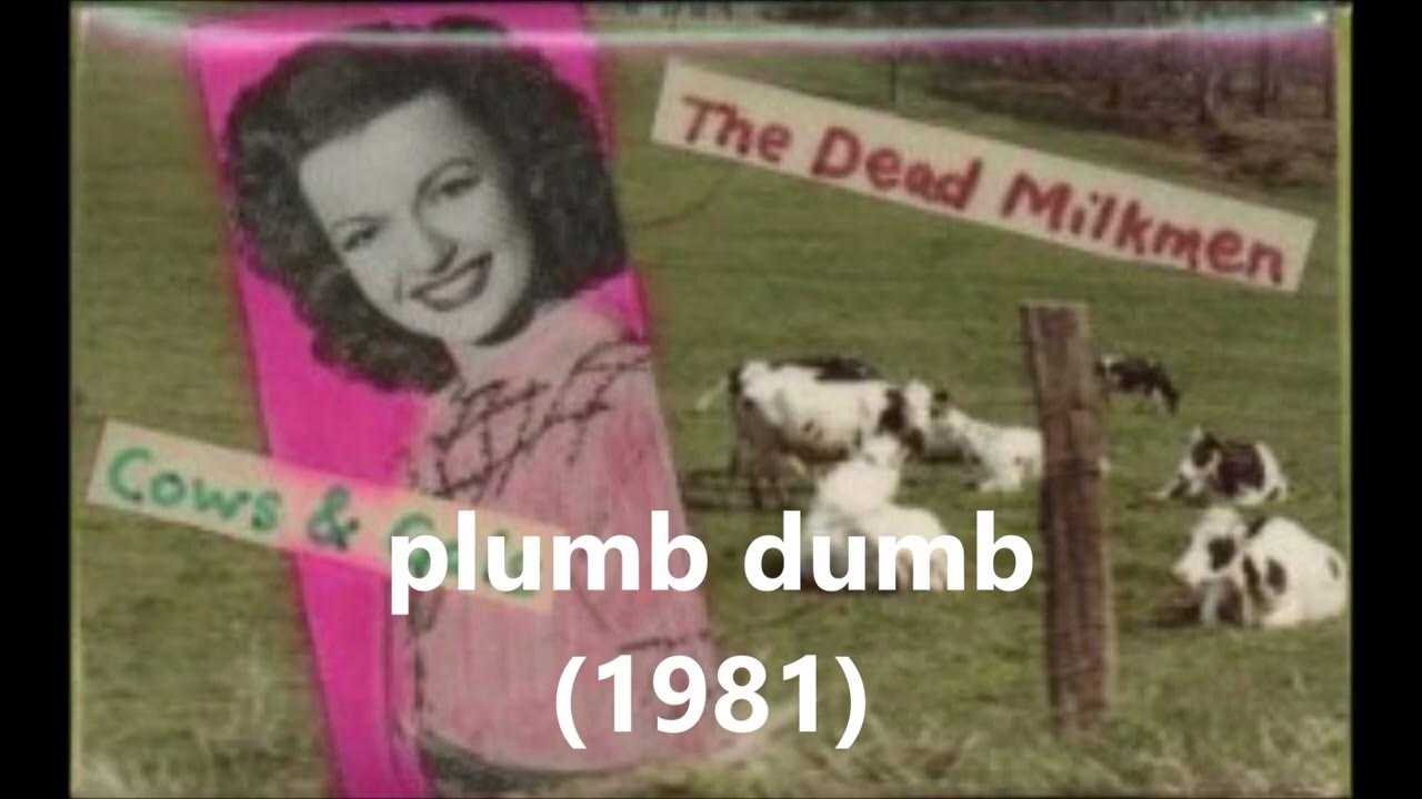 dead milkmen, ''Plumb Dumb'', 1981 Philadelphia, Pennsylvania dead milkmen, ''Plumb Dumb'', 1981 Philadelphia, Pennsylvania
