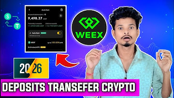 How To Deposit Transfer Crypto On Weex  2026 | Best Crypto Exchange 2026 | 