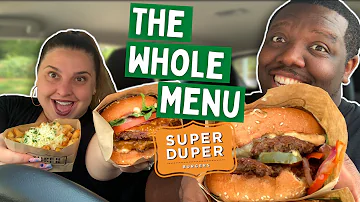 We Ate the Whole Menu... Eating Super Duper Burger! [Taste Test]