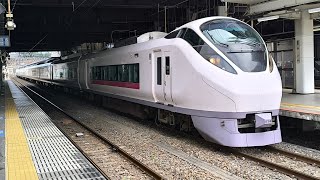 [ジョイント音最高！]E657系 K14編成 特急ひたち12号品川行が水戸駅7番線を発車するシーン