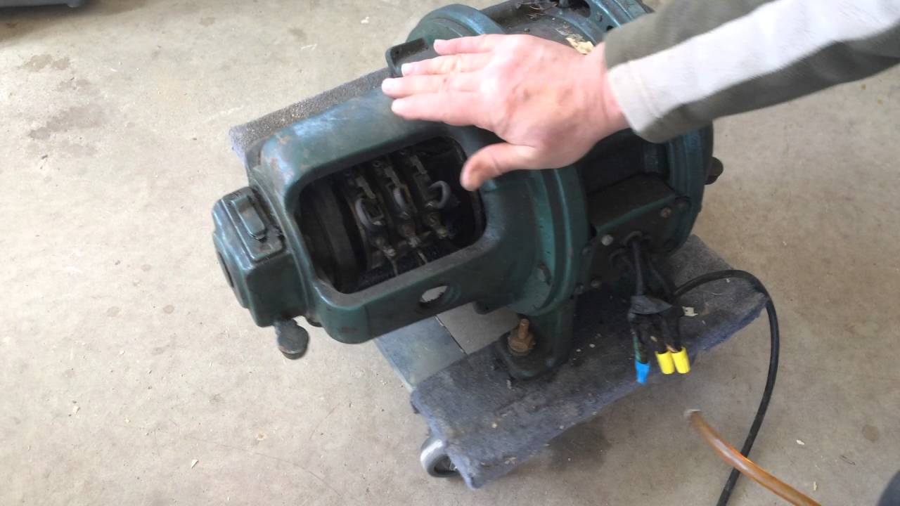 General Electric 550 volts early motor design.