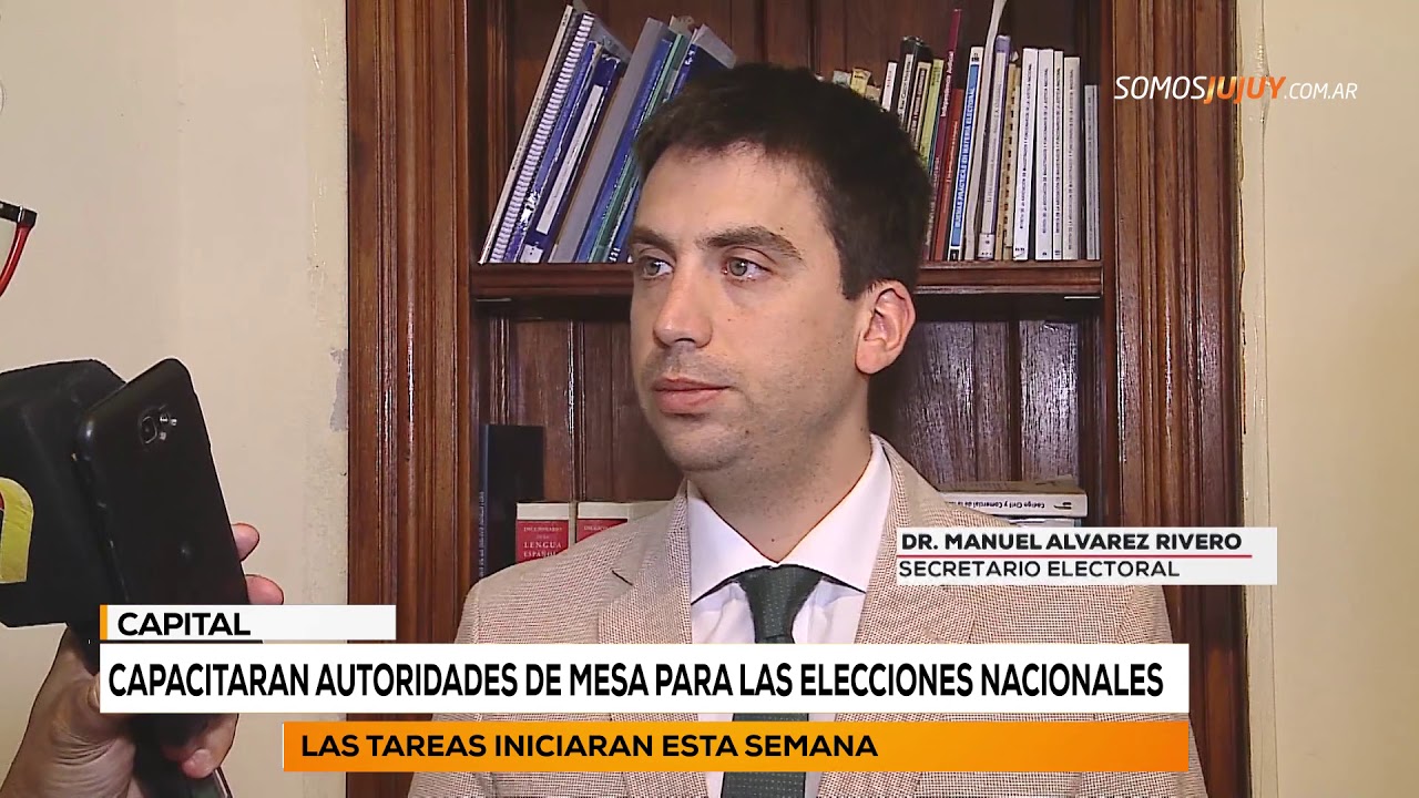 Elecciones generales el jueves inician las capacitaciones para las autoridades de mesa actualidad cientifica