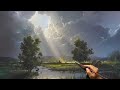 Light acrylic painting artist  viktor yushkevich 163