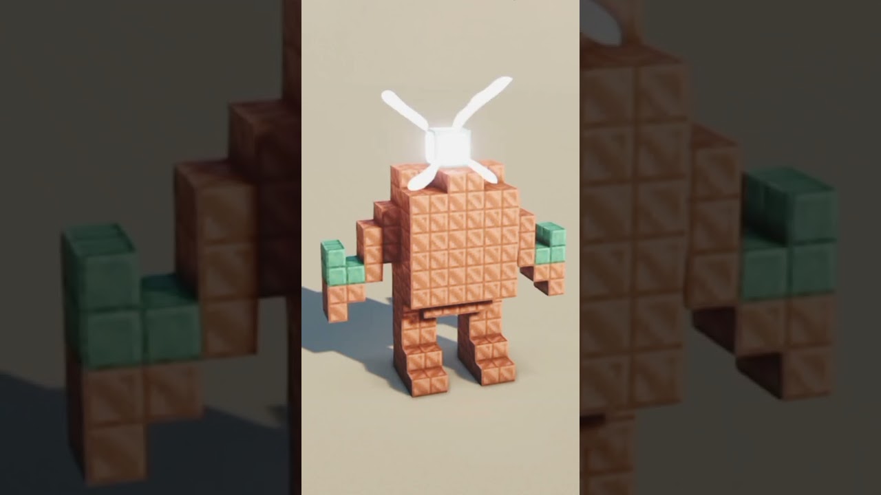 Designing a Weird Minecraft Statue - Building Tutorial!