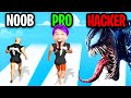 NOOB vs PRO vs HACKER In MASHUP HERO! (ALL LEVELS!)