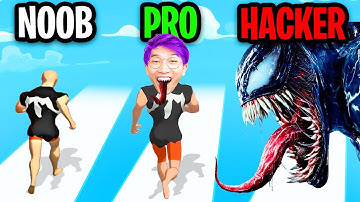 NOOB vs PRO vs HACKER In MASHUP HERO! (ALL LEVELS!)