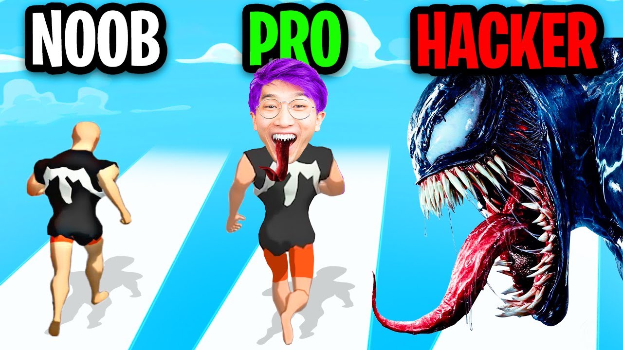 NOOB vs PRO vs HACKER - Dino Evolution Run 3D 