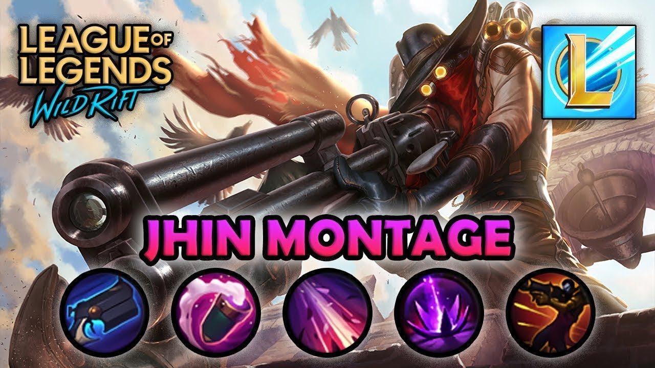 JHIN  MONTAGE : WILDRIFT  |  best gameplays  |  wildrift  ADC gameplay  |