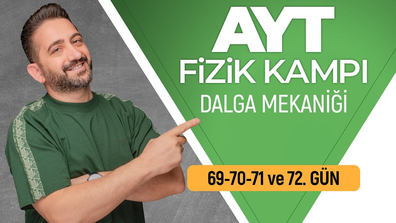 Dalga Mekaniği | 69, 70 ve 71 ve 72. Gün | 2026 | 90 Günde AYT Fizik Kampı