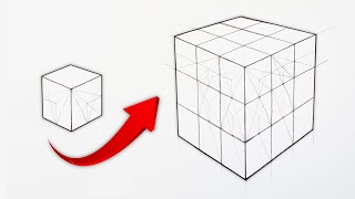 How To Multiply And Divide Box Using Two Point Perspective