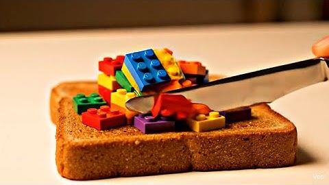 Spreading Toast With Different Objects AI ASMR - Satisfying AI ASMR Compilation