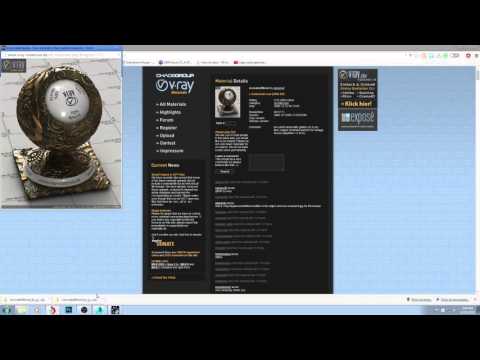 Video: How To Load Vray Material