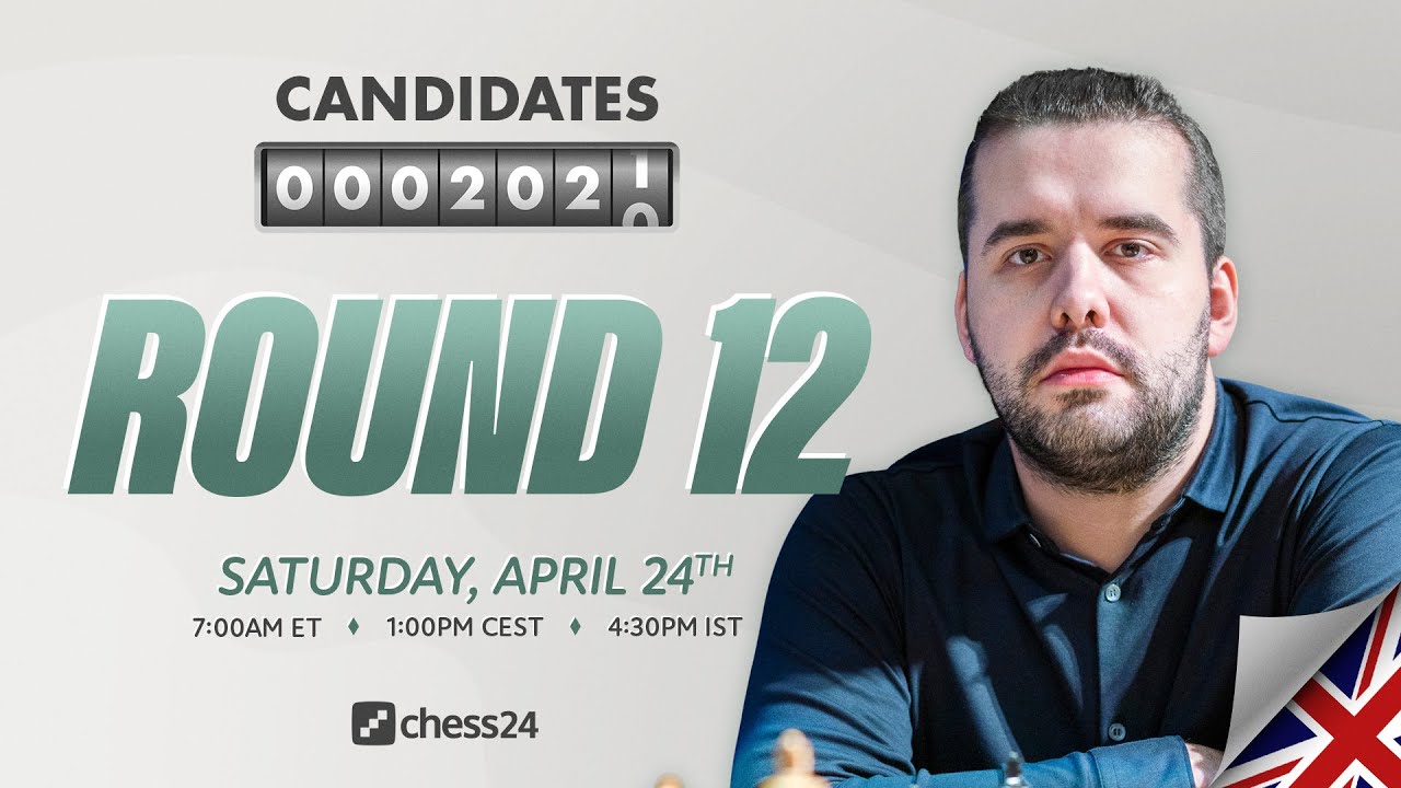 chess24.com on X: 4 draws in Round 3 mean that Fabiano Caruana and Ian  Nepomniachtchi continue to lead the #FIDECandidates going into tomorrow's  1st rest day!  #c24live  / X