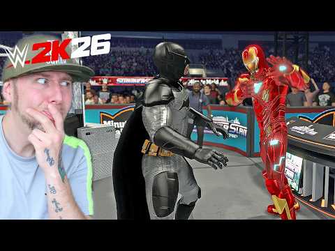WWE 2K26 | BATMAN vs IRON-MAN (DC vs MARVEL)