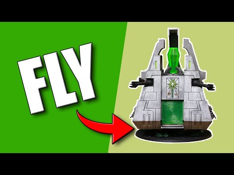 Necron Monolith Conversion - Make it Fly!