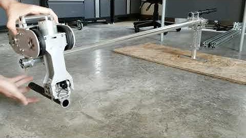 HEP actuation hopping leg prototype - Mechanism test