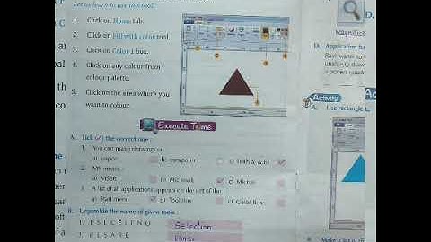 COMPUTER GRADE 1 CH 7 ACTIVITY