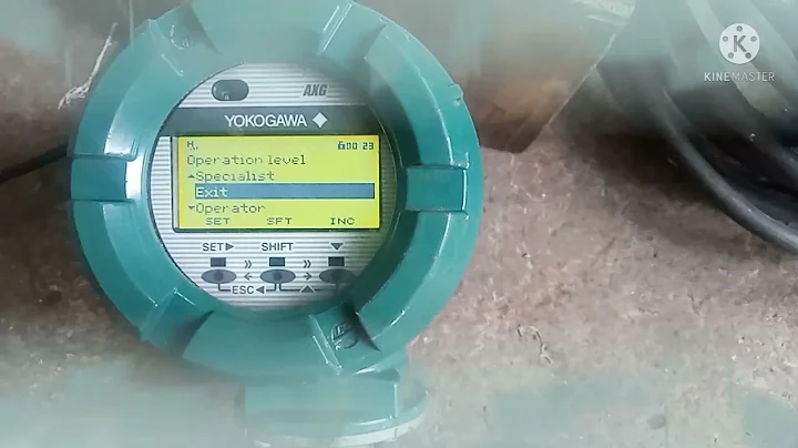 Seting span / flow range magflow yokogawa