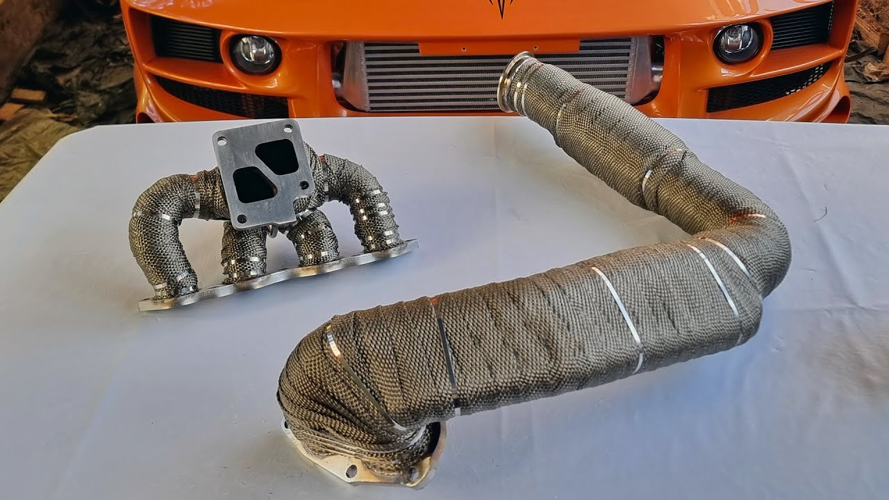 Турбиниране : Увиване с термо лента - Celica-Supra (Част-95)