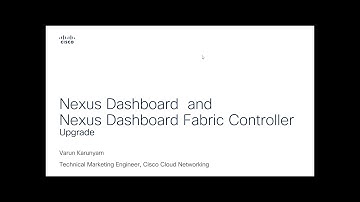How to Upgrade Nexus Dashboard and NDFC | Step-by-Step Instructions