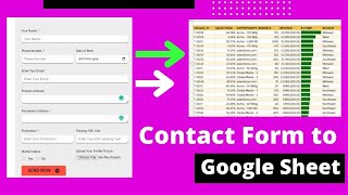 How to Send Elementor Form Data to Google Sheet || Send Contact Form Data to Google Sheet