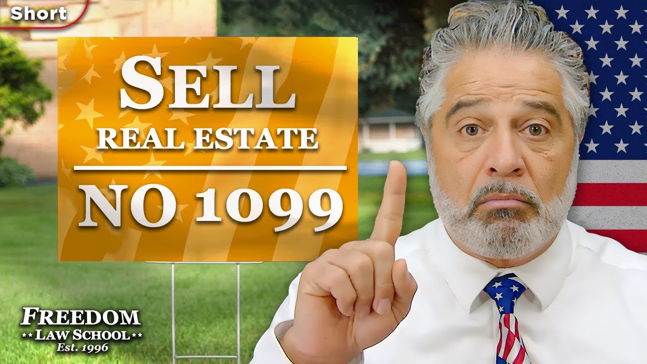 How to sell real estate with NO 1099 misinformation ‘snitch’ report going to the IRS! (Short