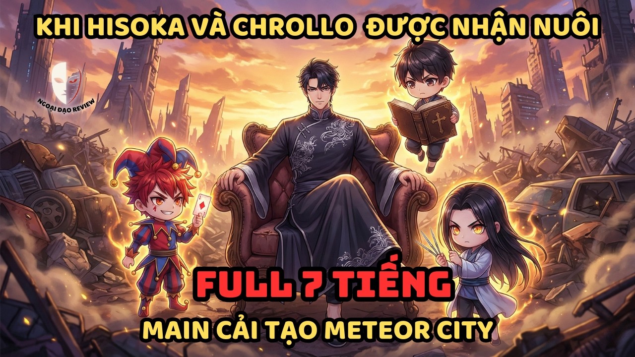 🔥TRỌN BỘ P1🔥 Hunter × Hunter Fanfic: Khi Hisoka và Chrollo Được Nhận Nuôi? Mian Cải Tạo Meteor City