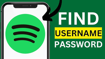 How to Find Your Username and Password on Spotify