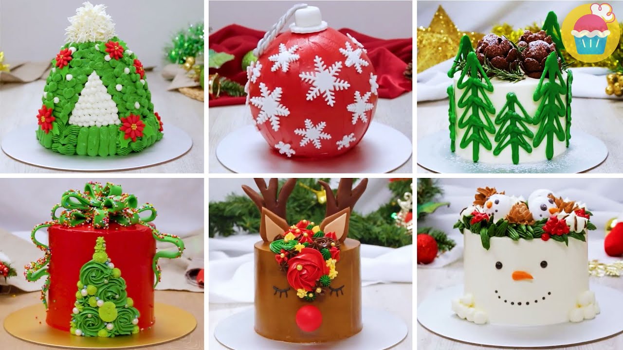 6 Decoración de Pasteles de Navidad | Christmas Cake Decorating | DeliWow