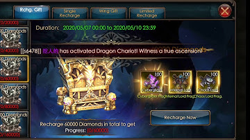 07 May 2020 Legacy of Discord reset. WeaponLord, Dragon Chariot, Drakonid in hunt.