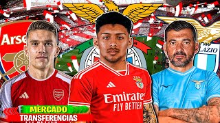 10 TRANSFERENCIAS CONFIRMADAS | RUMORES 23/24! Medina Benfica, S.Conceição Lazio, Gyokeres Arsenal