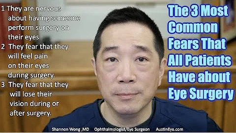 Top 3 concerns surrounding eye surgery - Myths vs Reality - cataract & lens replacement patients