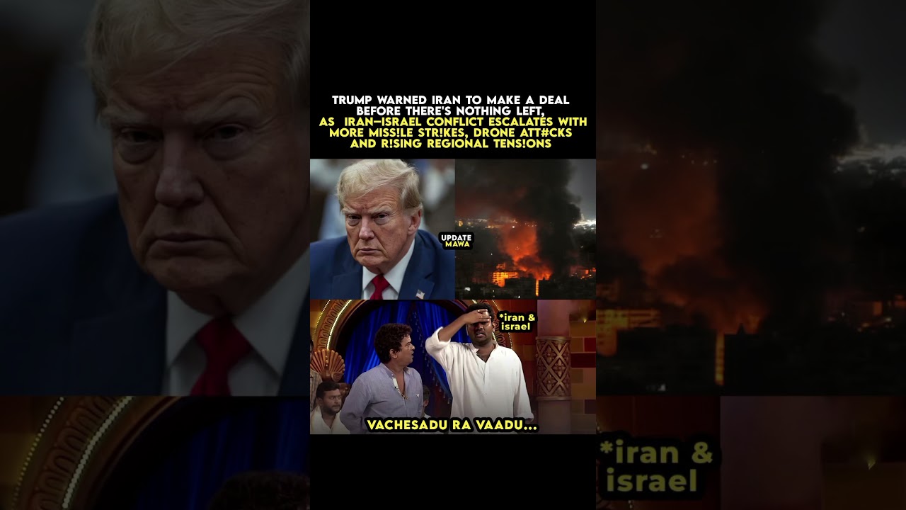 Iran–Israel tensions escalating  🫶