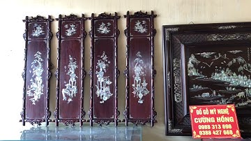 Bàn giao Tranh Khảm đẹp xuất sắc|| Đồ Gỗ Mỹ Nghệ Cường Hồng|| 0988313696