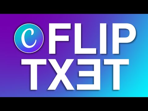 How To Flip Text In Canva